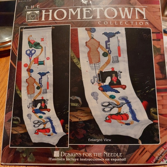 Hometown Collection cross stitch - Picture 1 of 7